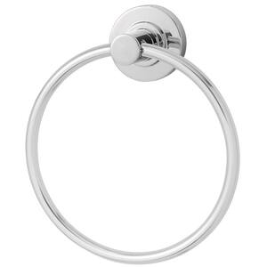 Neo Towel Ring in Polished Chrome