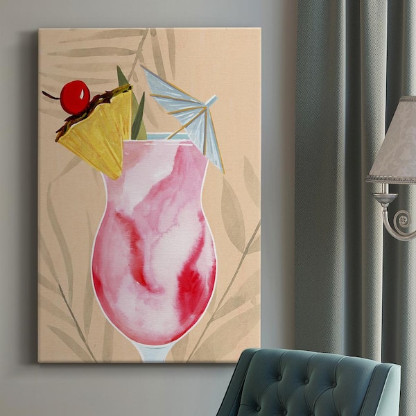 Wexford Home Tropical Cocktail II By Wexford Homes Unframed Giclee Home Art  Print 48 in. x 32 in. . WC22-2757021-R - The Home Depot