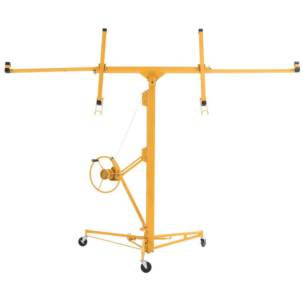 13 ft. Heavy-Duty Drywall Panel Hoist Jack Lifter Drywall Lifter Panel Jack Hoist Tools in Yellow price history on PriceWatchPro