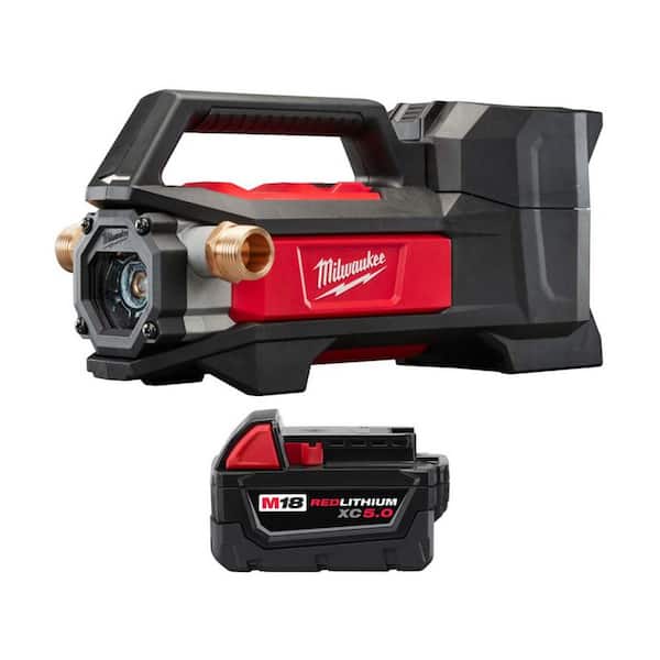 Milwaukee M18 18-Volt 5.0 Ah Lithium-Ion XC Extended Capacity Battery Pack  48-11-1850 - The Home Depot