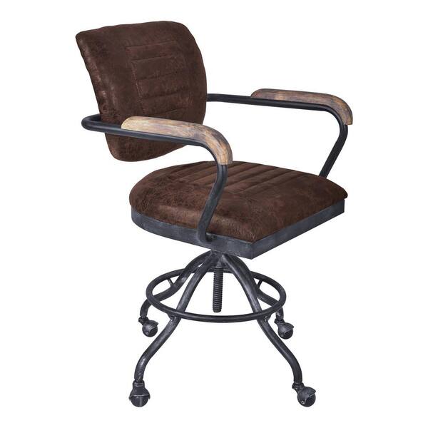 Armen Living Brice Brown Office Chair