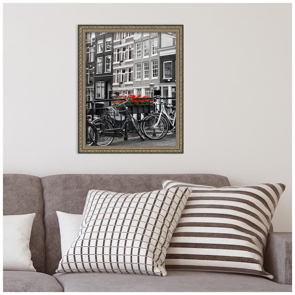 Parisian Silver Wood Picture Frame Opening Size 16 x 20 in.