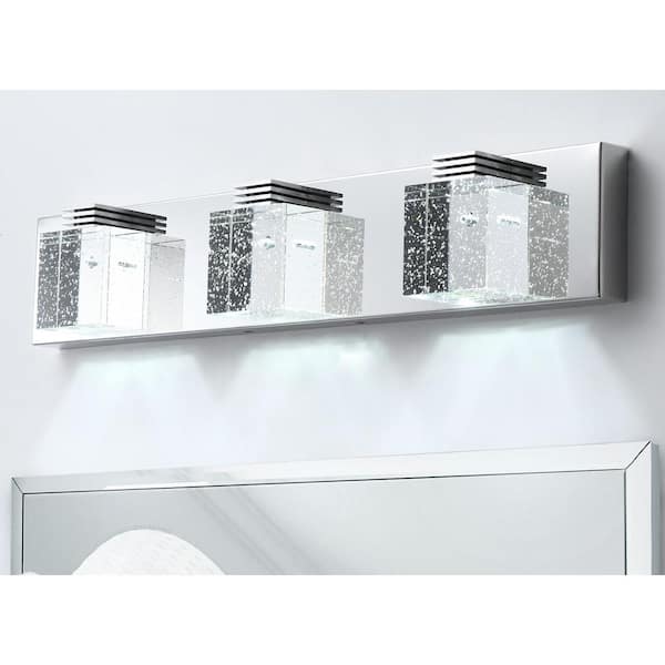 Modern Bathroom Light Fixtures Over Mirror Ip44 Chrome - Temu