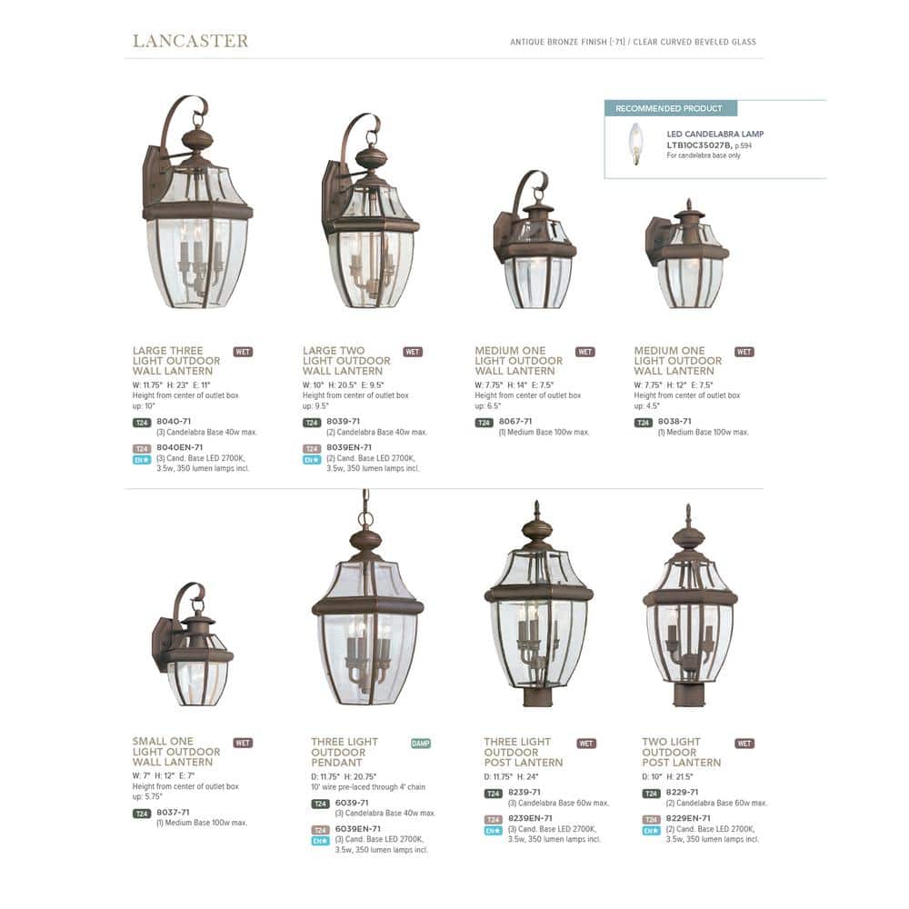 Elegant Antique Bronze Outdoor Wall Lantern with Beveled Glass