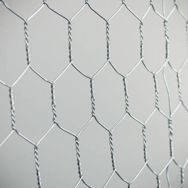 Everbilt 1 in. Mesh 4 ft. x 25 ft. 20-Gauge Galvanized Steel Poultry Netting  308406EB - The Home Depot