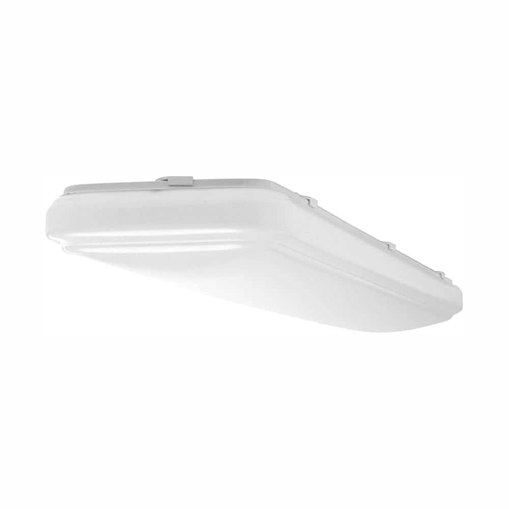 Hampton Bay Integrated LED Flush Mount top Directional Light, White 4-Light