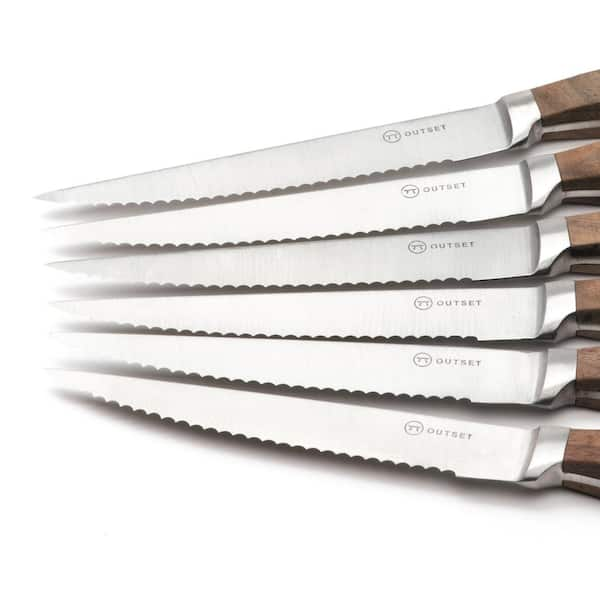 Outset Rosewood 6-Piece Steak Knife Set