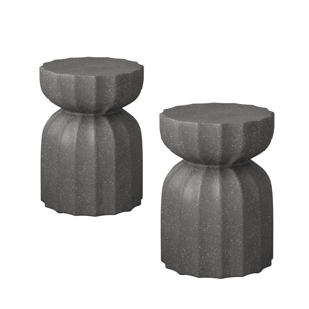 2PC Gray MGO Modern Waterproof Coffee Table, Side Table price history on PriceWatchPro