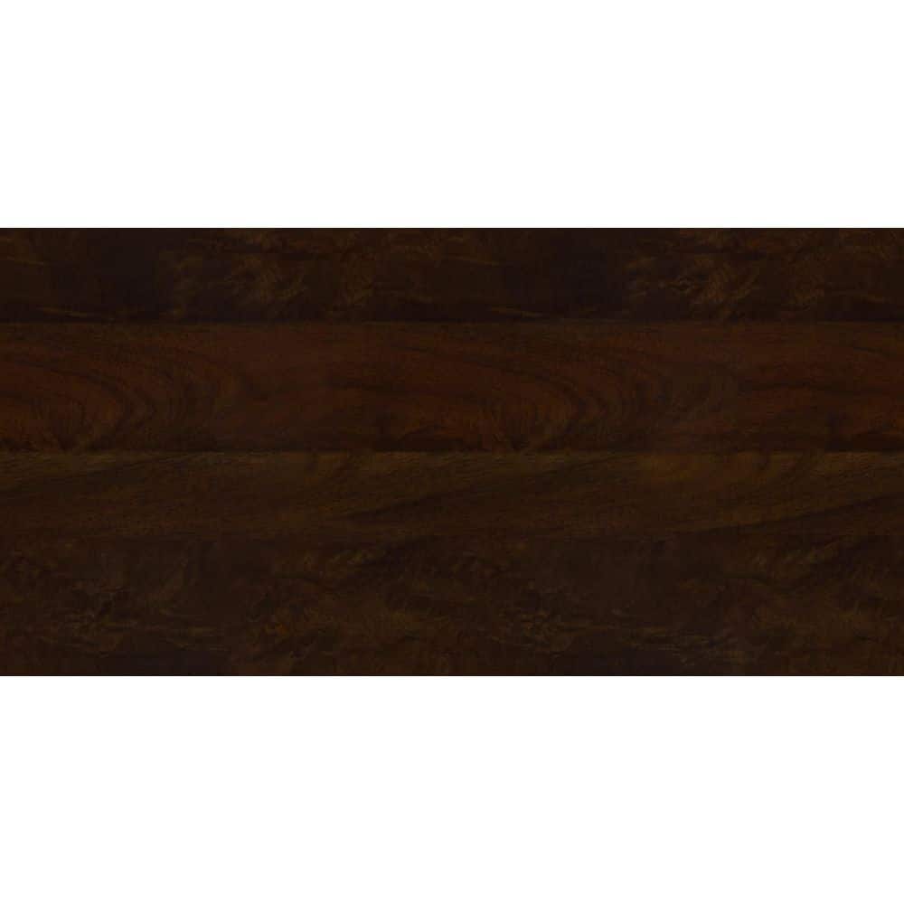 Chestnut Brown Mango Wood and Black Metal Desk with Shelves