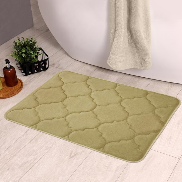 Madison Green 17 in. x 24 in. Memory Foam Mat