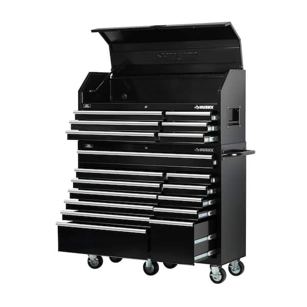 Husky 52 in. 18-Drawer Tool Chest and Rolling Tool Cabinet Combo