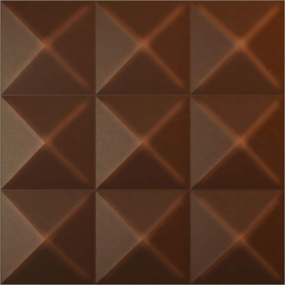 19 5/8 in. x 19 5/8 in. Benson EnduraWall Decorative 3D Wall Panel, Aged Metallic Rust (12-Pack for 32.04 Sq. Ft.) price history on PriceWatchPro