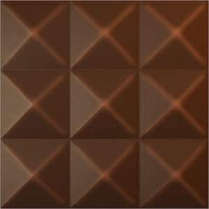 19 5/8 in. x 19 5/8 in. Benson EnduraWall Decorative 3D Wall Panel, Aged Metallic Rust (12-Pack for 32.04 Sq. Ft.)