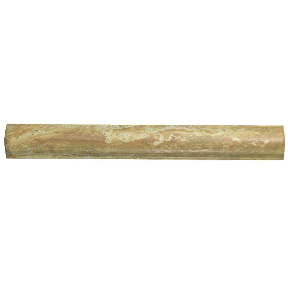 Moldura Marbleized 1 in. x 7-7/8 in. Glossy Ceramic Wall Tile Trim price history on PriceWatchPro