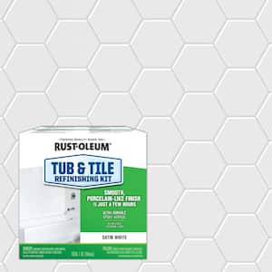 1 qt. Satin White Tub and Tile Refinishing Kit (Case of 4)