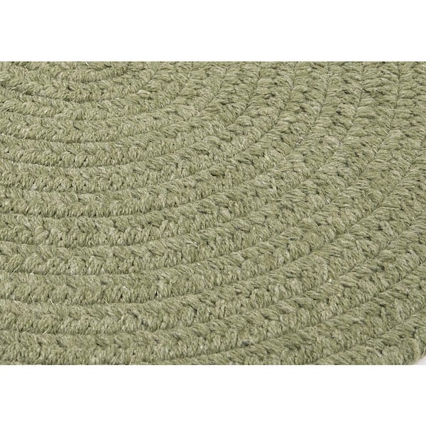 Edward Light Green 2 ft. x 8 ft. Braided Runner Rug