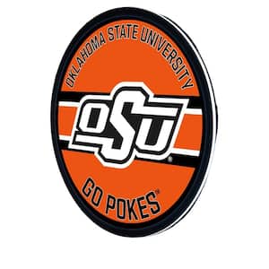 Oklahoma State University 15 in. Round Plug-in LED Lighted Sign