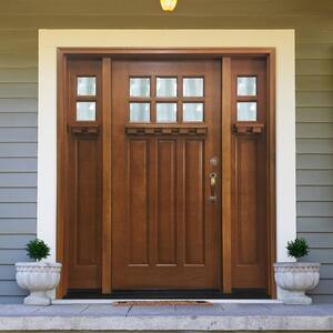 Left-Hand/Inswing - Single door with Sidelites - Wood Doors - Front ...