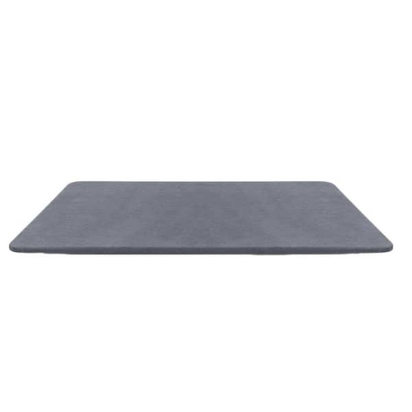 24 in. L x 16 in. W Large Stone Dish Drying Mat for Kitchen Counter Quick Dry Diatomaceous Earth Heat Resistant Mat