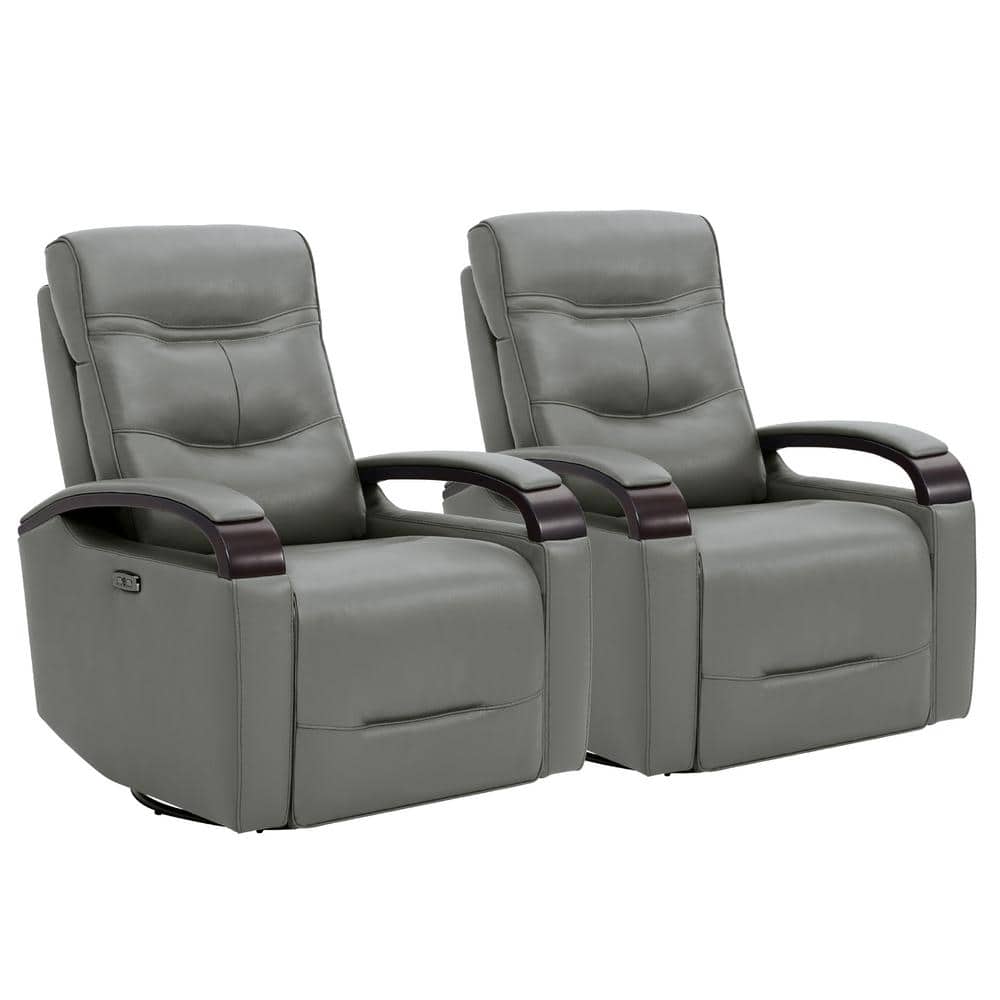 Spruce & Spring Seraphina Haze Genuine leather Power Swivel