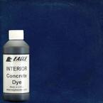 1 gal. Blue Berry Interior Concrete Dye Stain Makes with Water from 8 oz. Concentrate