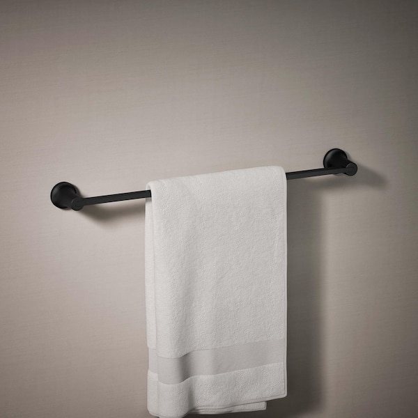 Setra 24 in. Towel Bar in Matte Black