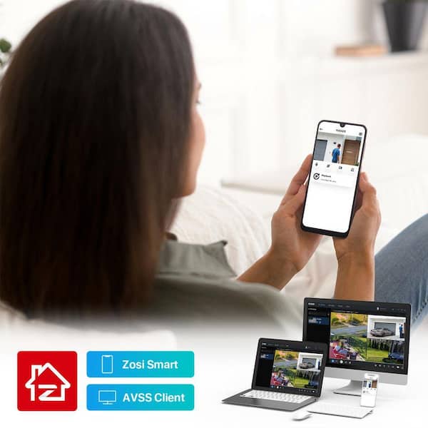 ZOSI 3K Lite 8 Channel 4 in 1 HD TVI CCTV DVR Player for 960H