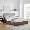 Koble Reclina Walnut Upholstered Lift-Up Storage Bed - King HM-BD004-021 -  The Home Depot