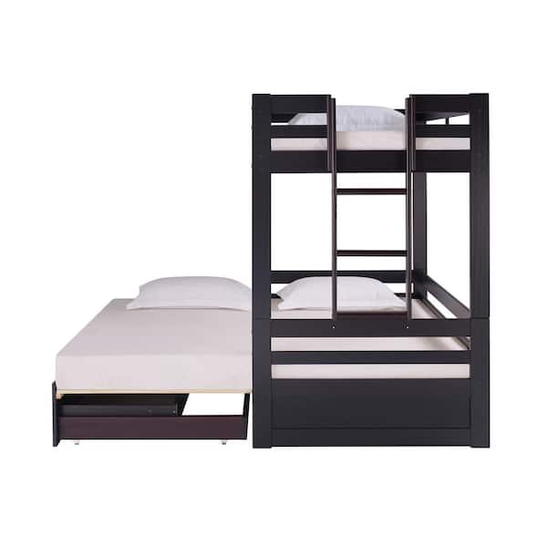 Alaterre Furniture Jasper Espresso Twin to King Extending Day Bed with  Storage Drawers AJJP10P0 - The Home Depot
