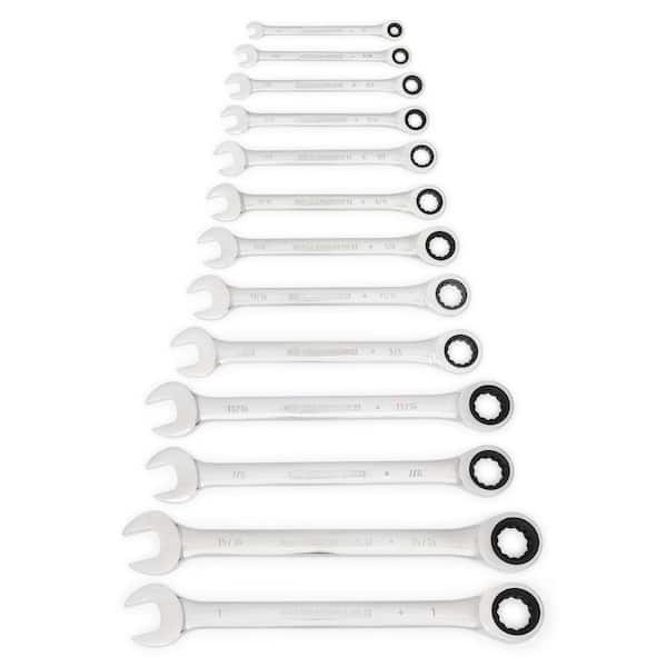 GEARWRENCH SAE 72-Tooth Combination Ratcheting Wrench Tool Set (13-Piece)