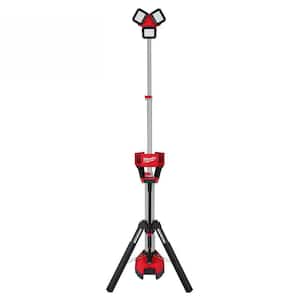 M18 18-Volt Lithium-Ion Cordless 6,000 Lumens Rocket Dual Power Tower Light with Charger (Tool-Only)