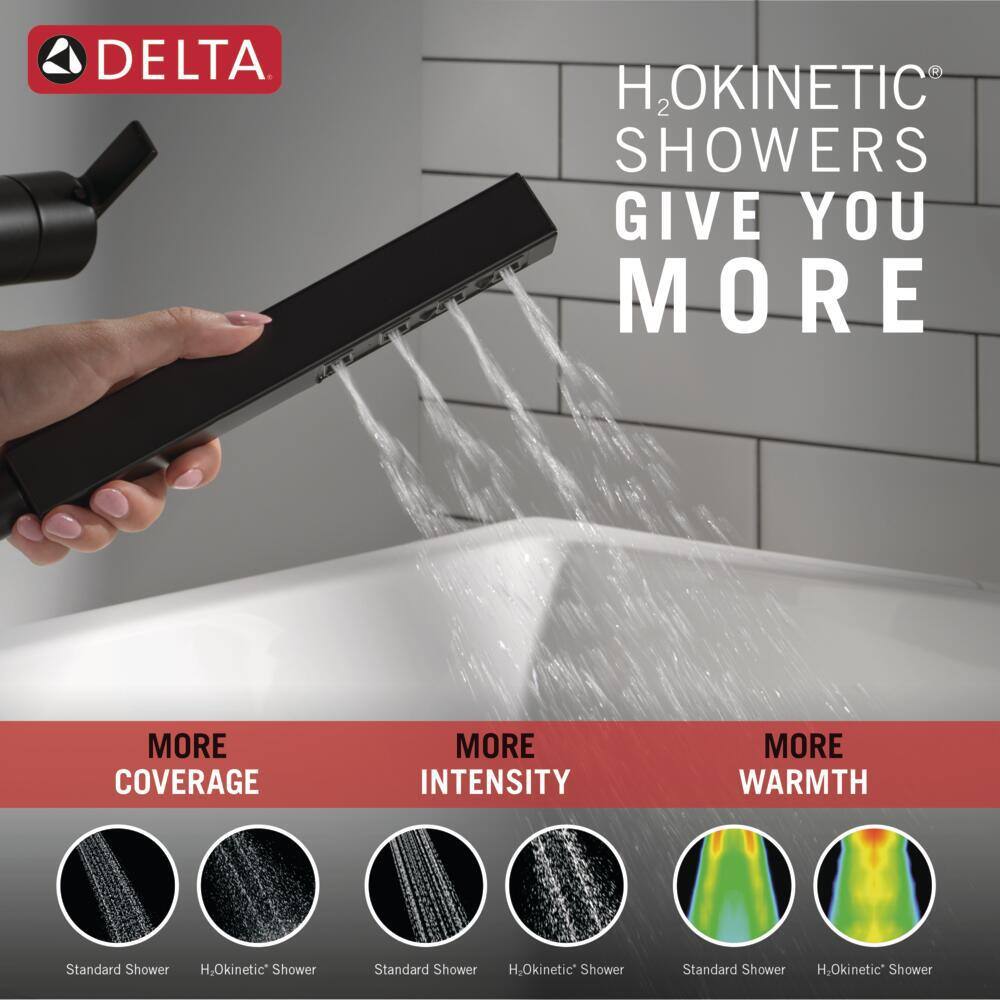 Sleek Stainless Steel Floor Mounted Faucet with Handshower