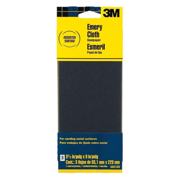 Cloth Back 120 Grit-Fine Aluminum Oxide 2" Wide Emery Cloth 10ft Roll