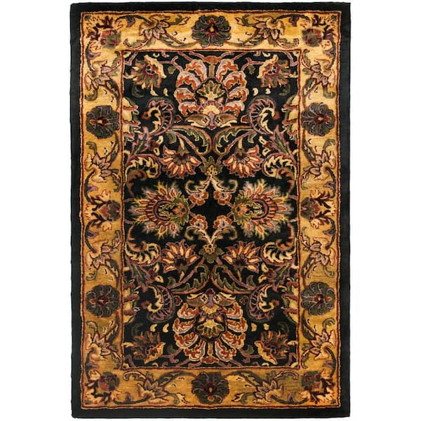 Golden Jaipur 6 ft. x 9 ft. Navy/Gold Ornate Oriental Area Rug