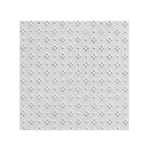 Anaglypta Churchill Paintable Anaglytpa Original White & Off-White Wallpaper Sample