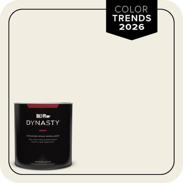 BEHR DYNASTY 1 qt. Designer Collection #DC-003 Blank Canvas Matte Interior Stain-Blocking Paint & Primer