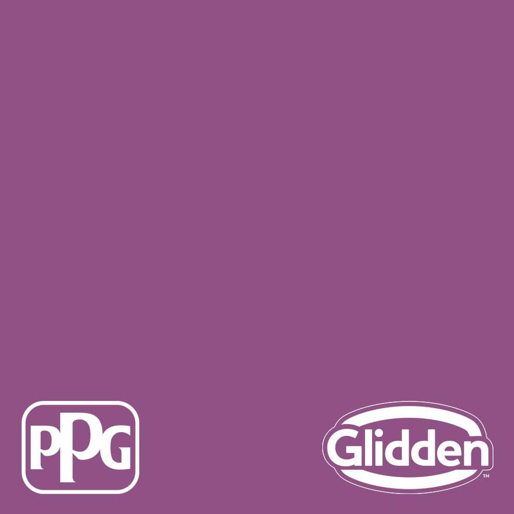 Glidden 8 oz. PPG1251-7 Grape Juice Satin Interior Paint Sample -  PPG1251-7P-16SA