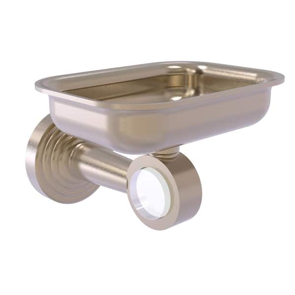 Allied Brass Pacific Beach Wall Mounted Soap Dish Holder in Antique Pewter