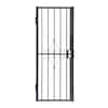 Grisham 31.5 in. to 42 in. Adjustable Width Black Steel Security Gate ...