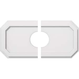 24 in. x 12 in. x 1 in. Emerald Architectural Grade PVC Contemporary Ceiling Medallion (2-Piece)