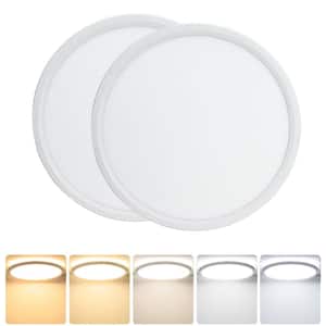 WYZM 12 in. Low Profile Integrated LED Recessed Light Trim 3600
