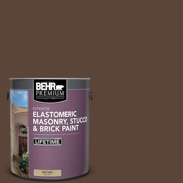 chocolate brown masonry paint