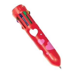 3.75 in. Valentine's Day Multicolor Pen (13-Pack)