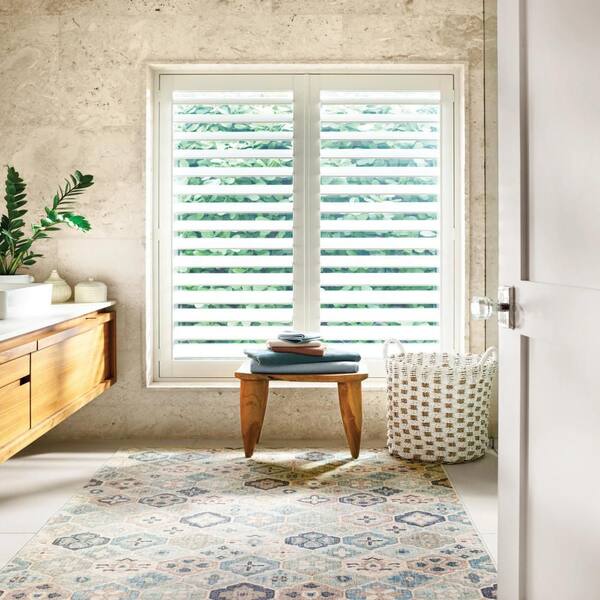 Pali Machine Washable Blue 10 ft. x 14 ft. Indoor Area Rug