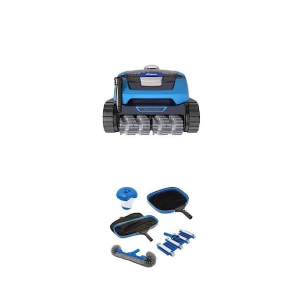 Freedom+ Cordless Robotic Pool Vacuum and Manual Cleaning Kit Combo