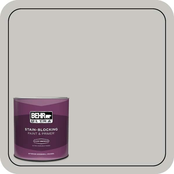BEHR ULTRA 1 qt. #MQ2-59 Silver City Extra Durable Eggshell Enamel Interior Paint & Primer