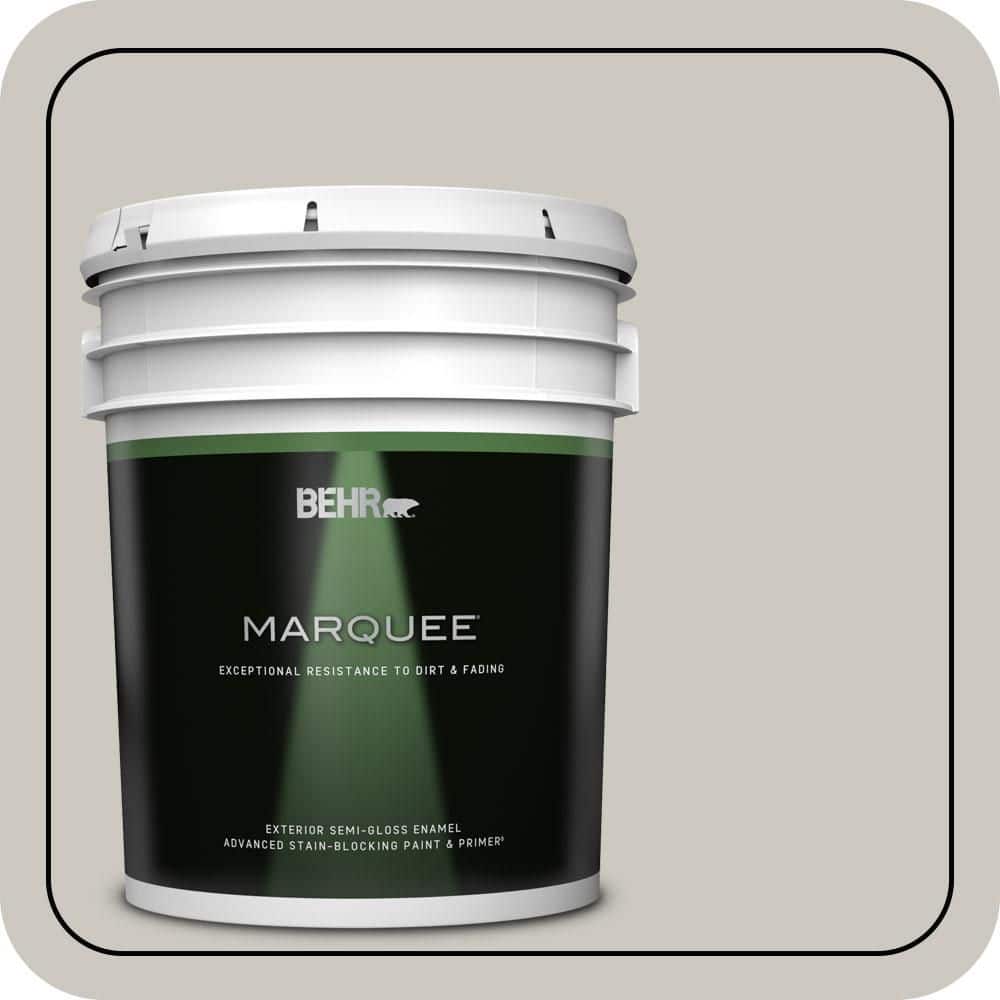 5 gal. Designer Collection #DC-008 Gratifying Gray Semi-Gloss Enamel Exterior Paint & Primer price history on PriceWatchPro