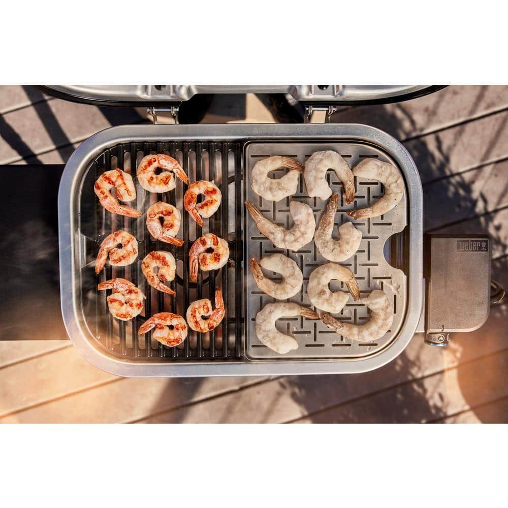 Weber Lumin Compact Yellow Electric Grill with High-Heat Sear
