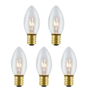 25 Pack C9 Clear Incandescent Commercial Bulbs