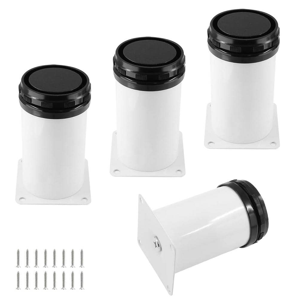 3 in. Stainless Steel Adjustable Round Furniture Replacement Legs for Cabin
